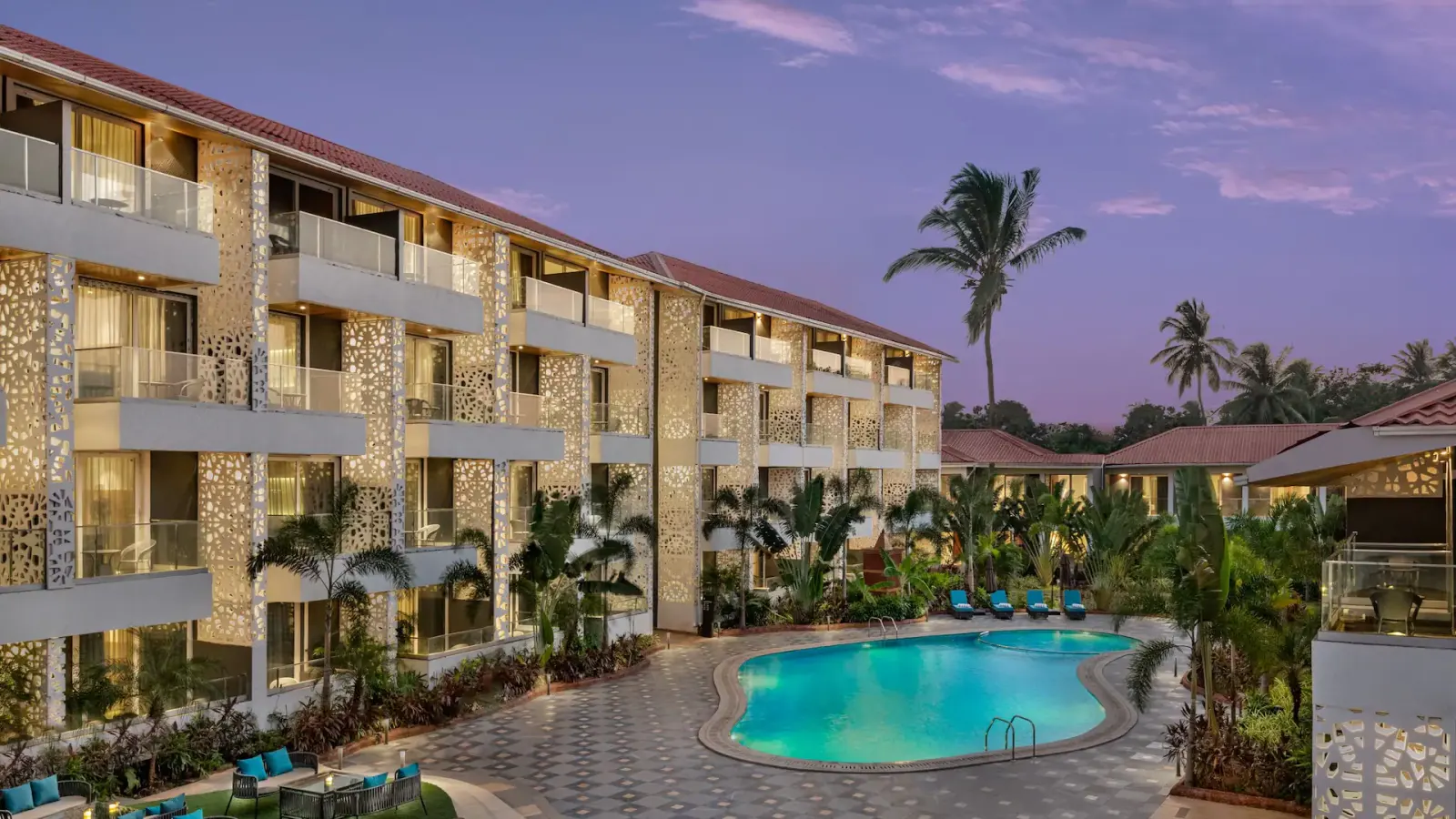 Hyatt Place Goa Candolim resort landscaping