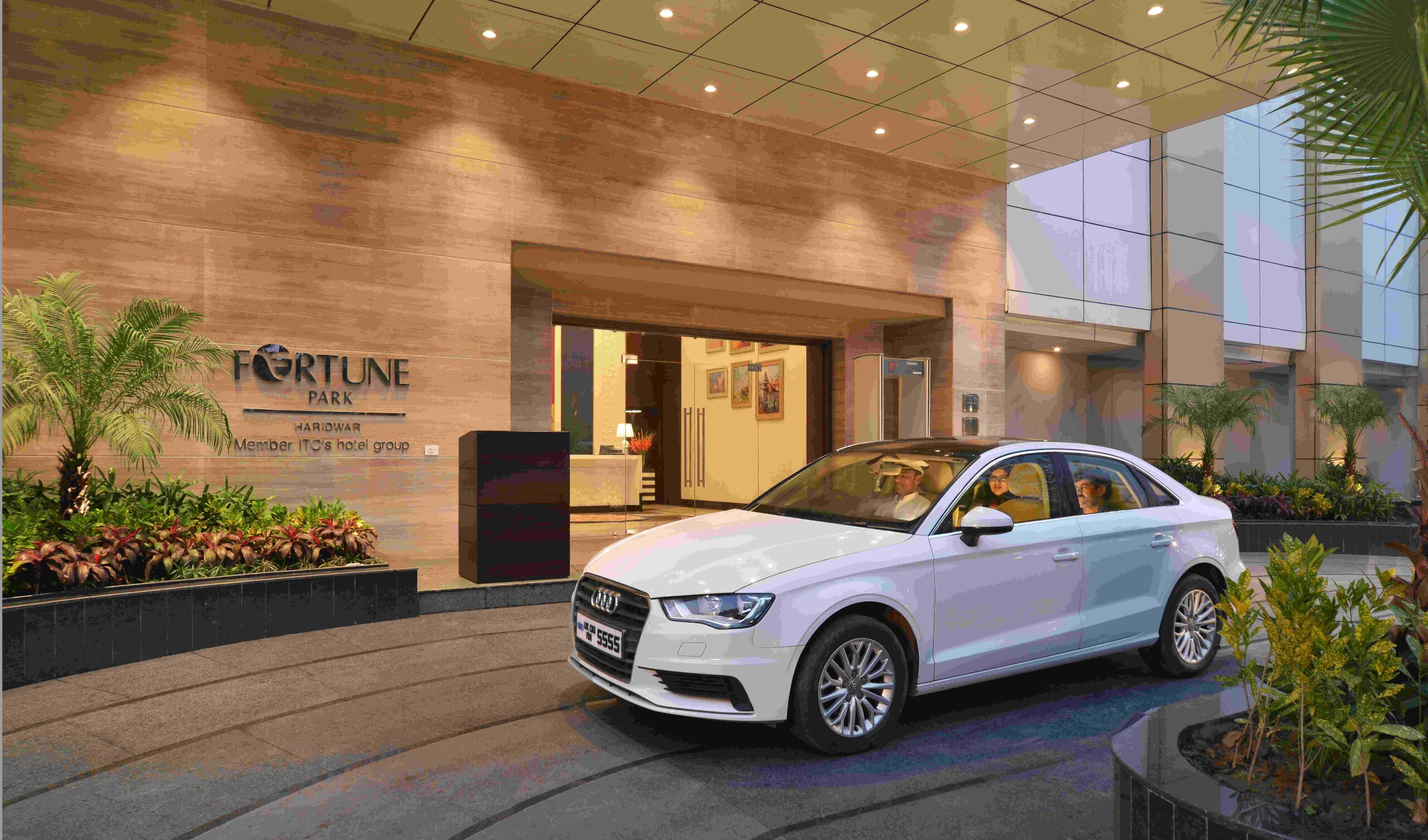 ITC Fortune Park Haridwar — hotel entrance landscape